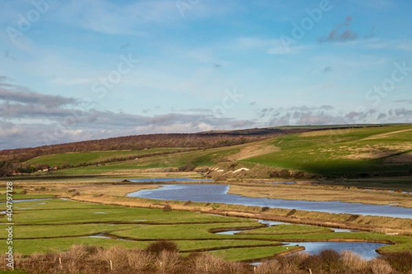 Fototapeta A Cuckmere River View