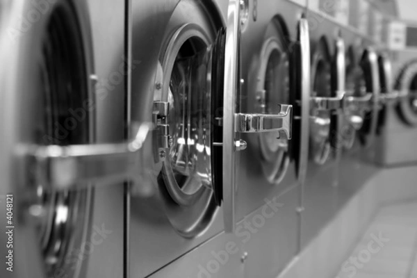 Obraz Laundromat doors