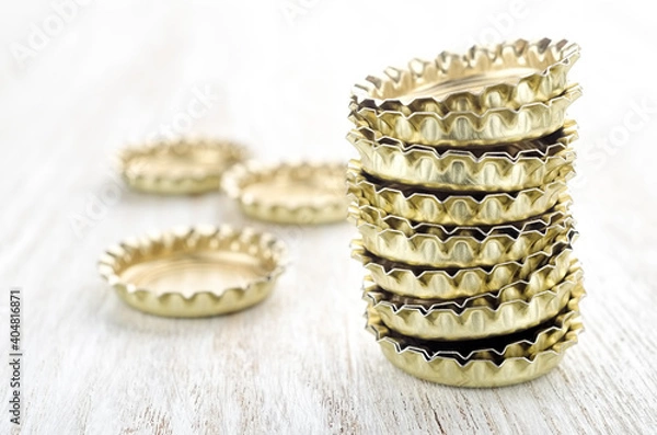 Fototapeta Crown caps