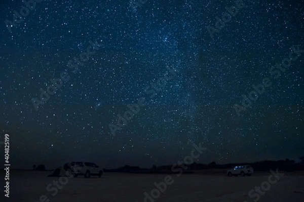Obraz Milky Way over Muntasar, Oman