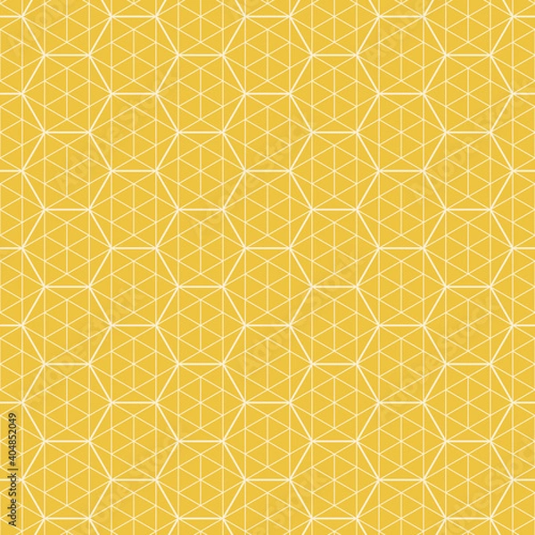 Fototapeta Hexagon art deco pattern background.