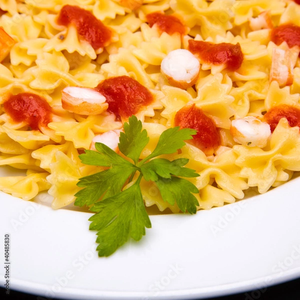 Obraz tomato pasta dish
