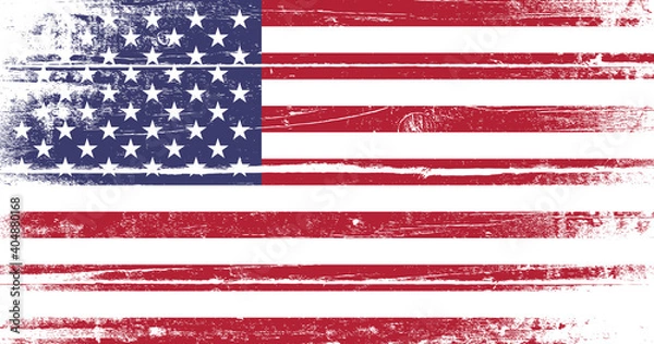 Obraz USA Flag Grunge