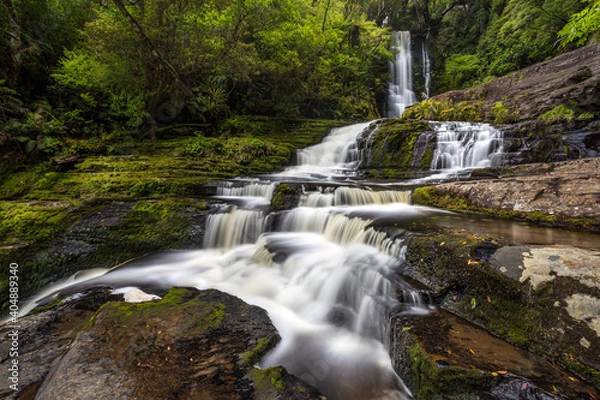 Fototapeta Waterfall in the Catlins, New Zealand