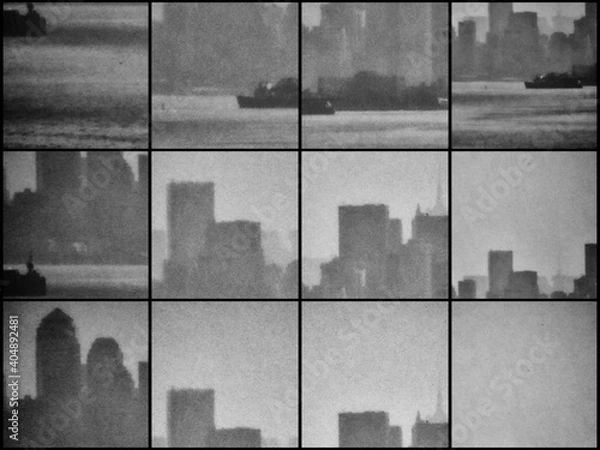 Obraz New York, Manhattan. Retro view