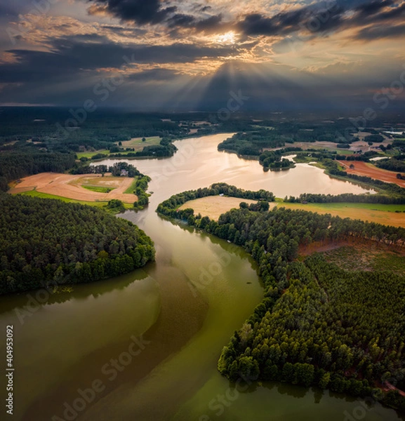 Obraz Zbrzyca route lakes