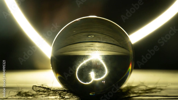 Obraz glass ball heart 