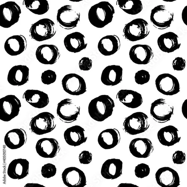 Fototapeta Circle Brush Strokes Patterns