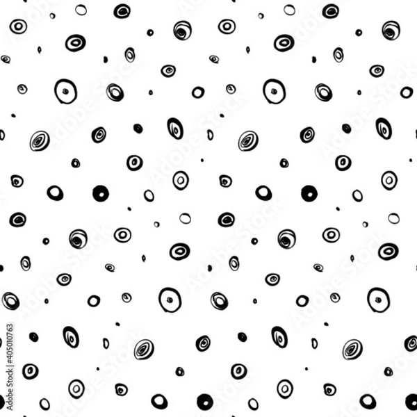 Fototapeta Circle Brush Strokes Patterns