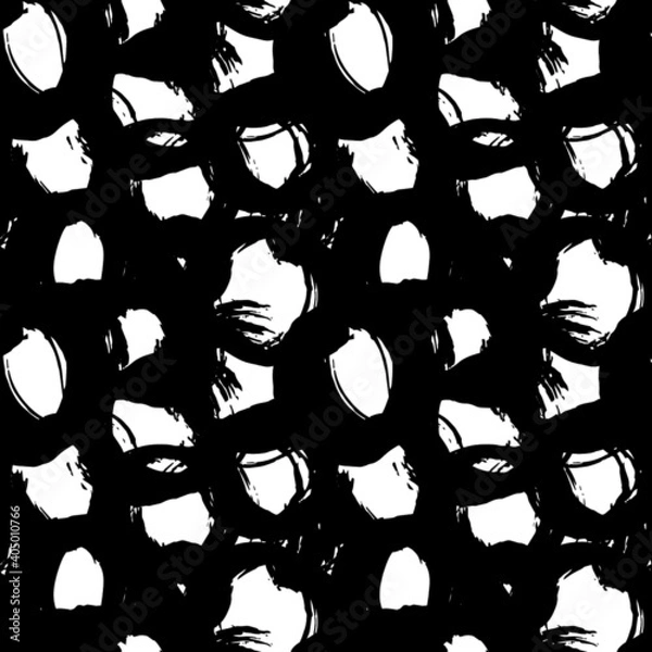 Fototapeta Circle Brush Strokes Patterns