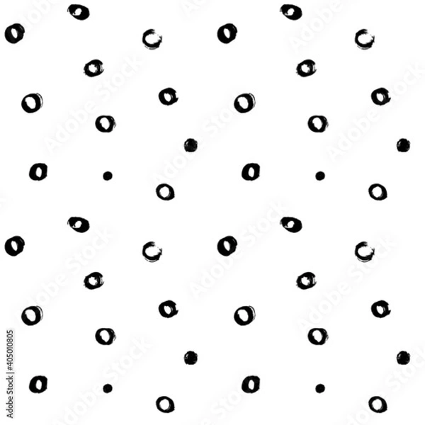 Fototapeta Circle Brush Strokes Patterns