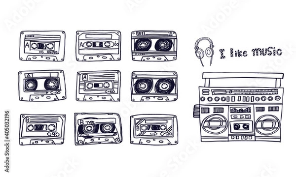 Obraz カセットテープ