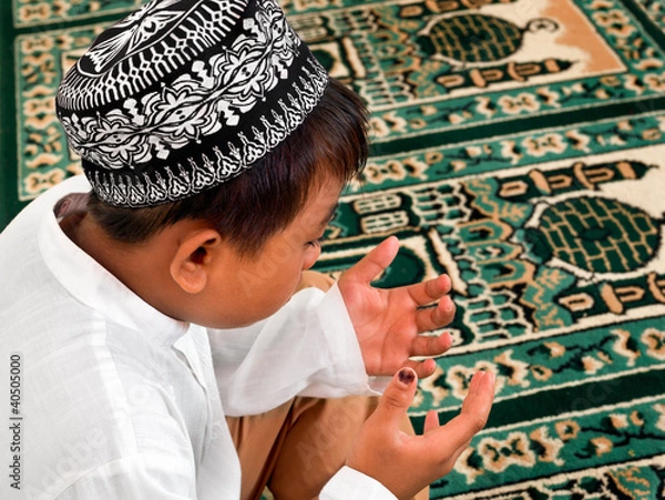 Obraz Muslim Child Praying