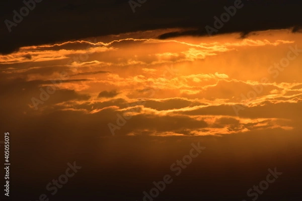 Obraz sunset in the clouds