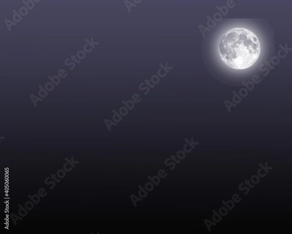 Obraz Background night the moon