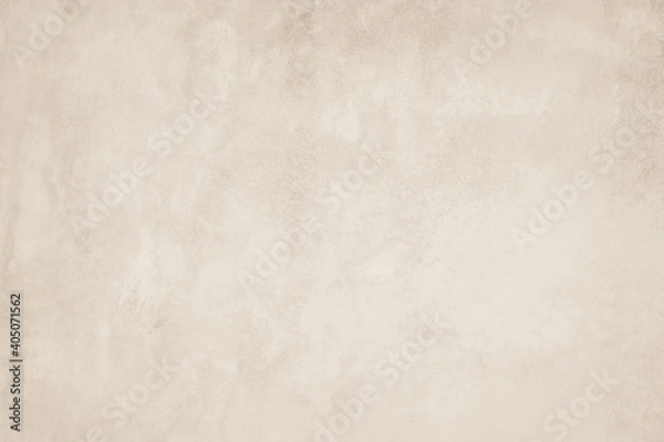 Fototapeta Close Up retro plain cream color cement wall background texture for show or advertise or promote product and content on display and web design element concept. Old concrete wall texture background.