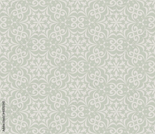 Fototapeta seamless floral pattern