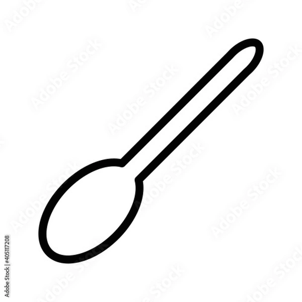 Obraz line icon spoon tool symbol