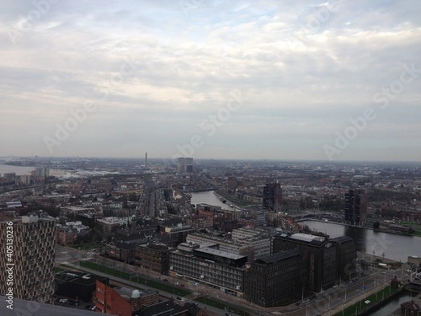 Fototapeta view from  tower