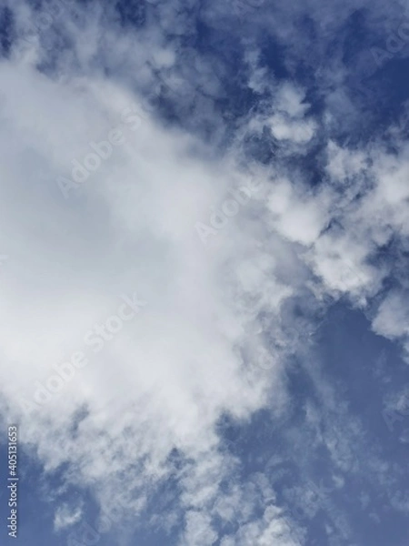 Fototapeta blue sky with clouds