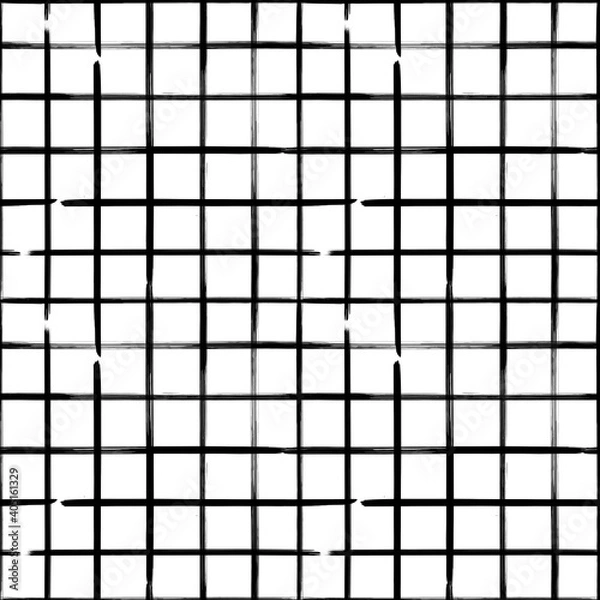 Fototapeta Brush Strokes Grid Pattern
