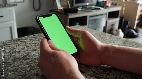 Obraz green screen phone