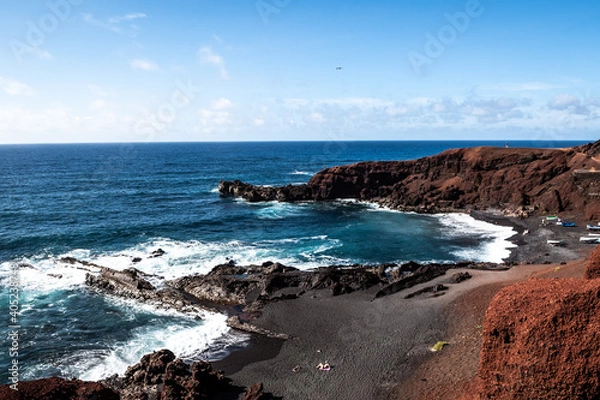 Fototapeta Black beach
