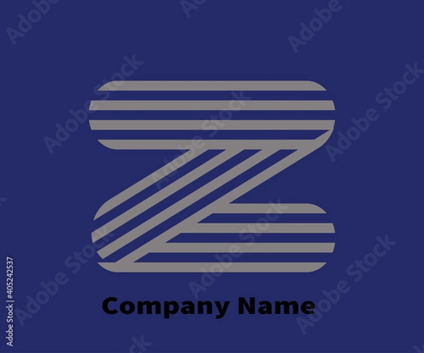Fototapeta  Z logo Design Print Ready