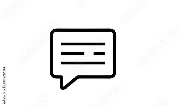 Fototapeta Mail Line Icon vector design 