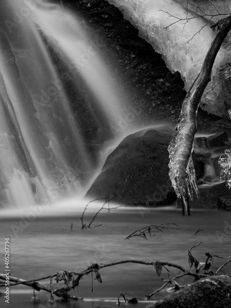 Fototapeta Detail Wasserfall