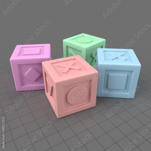 Obraz Baby toy blocks