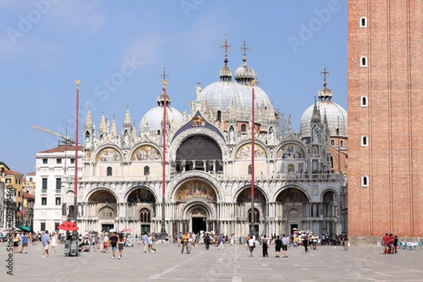 Obraz sestieri square Venice Cathedral