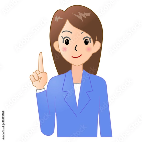 Obraz ビジネスウーマンイラスト