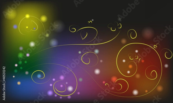 Fototapeta Abstract floral background