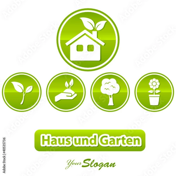 Obraz Haus und Garten