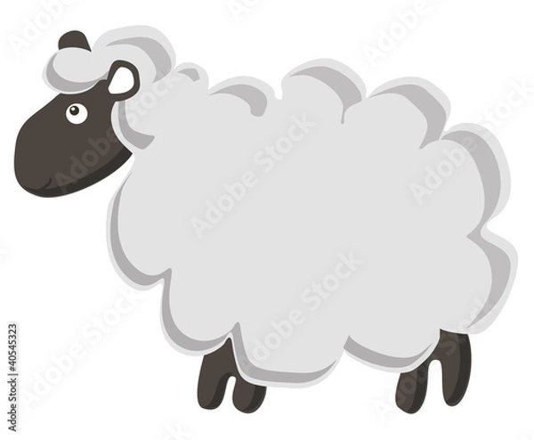 Obraz Cute  vector sheep