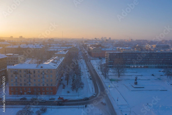 Obraz Winter in city