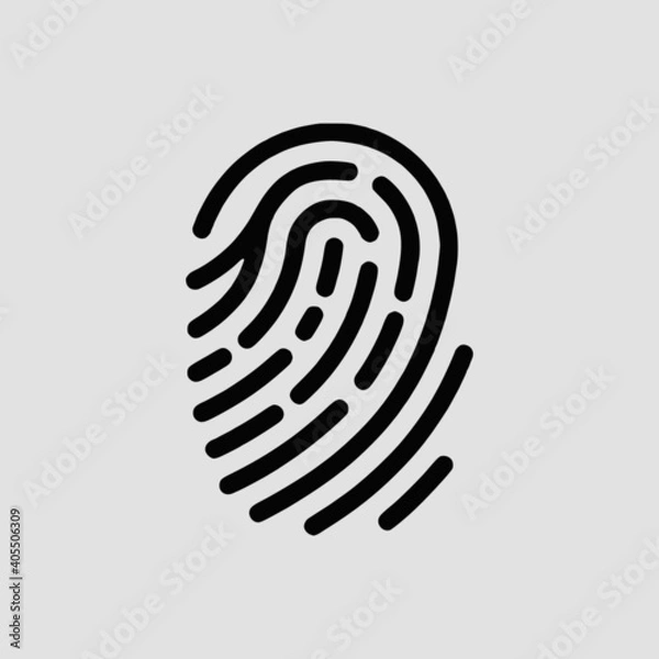 Obraz illustration of a fingerprint