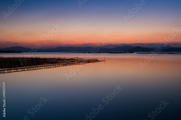 Obraz 瀬戸内海の夜明け