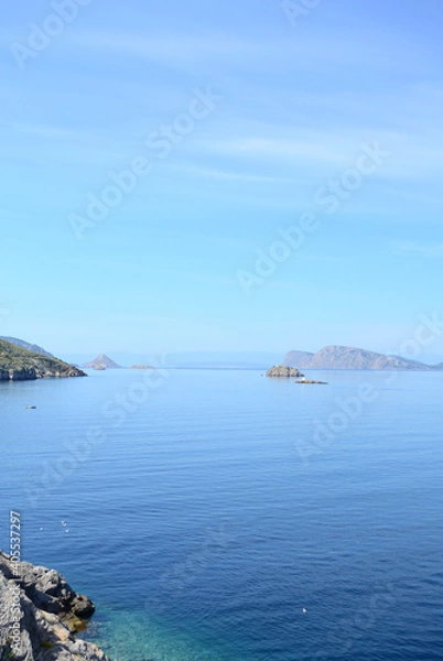 Obraz Vista sob as ilhas gregas