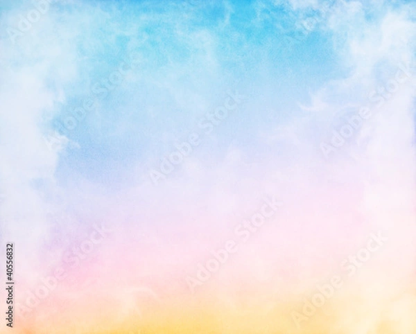 Obraz Mgła i pastelowy gradient