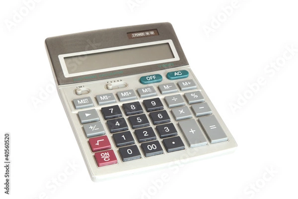 Fototapeta calculator