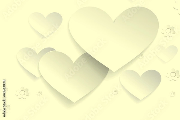 Obraz 3d rendering  white cream color abstract background and patterns