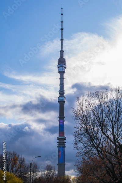 Obraz  ostankino tv tower