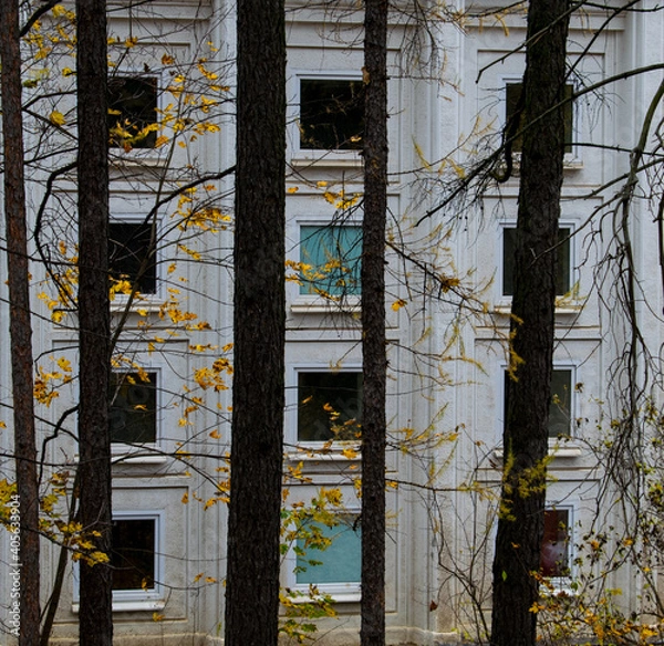 Obraz old abandoned building