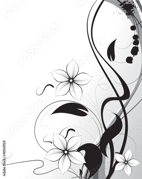 Obraz Abstract floral background