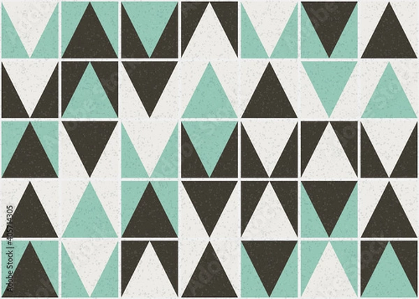 Fototapeta Abstract Geometric Pattern generative computational art illustration