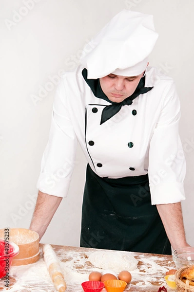 Obraz pensive chef