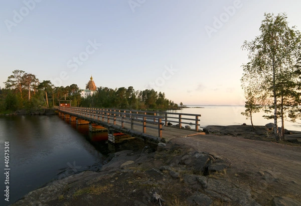 Obraz Остров Валаам. Ладожкое озеро.