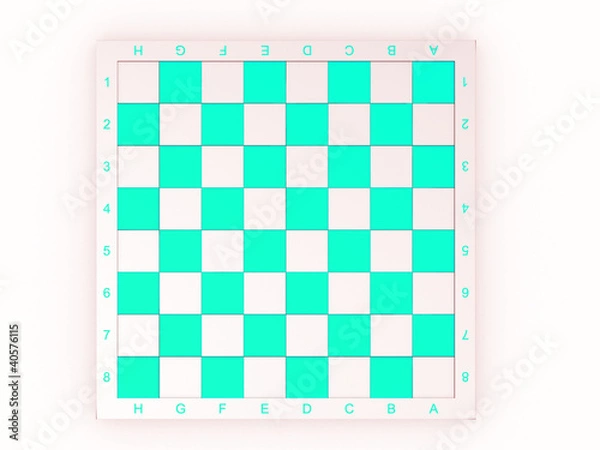 Obraz Empty chess board